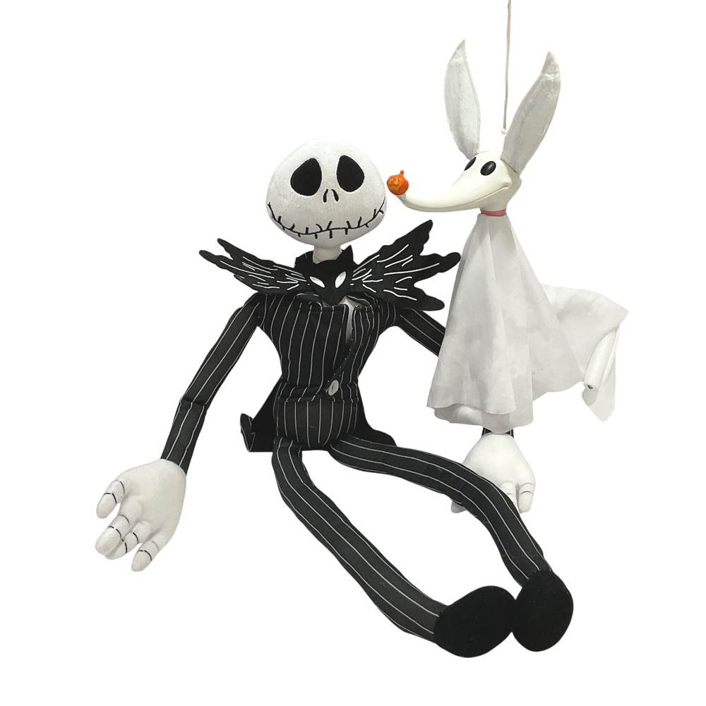 Disney Jack Skellington 24"‎ plush Zero ghost dog The Nightmare before Christmas